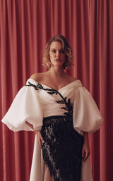 2 of 2 Gatti Nolli Couture GAT4934GAS4928 Dress Black-Ivory