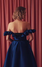 4 of 4 Gatti Nolli Couture GAT5005GAS5006 Dress Navy-Black