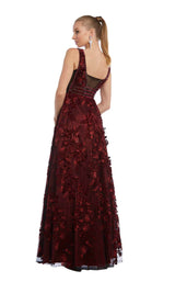 3 of 8 Glitz and Glam GG3003 Burgundy