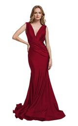 1 of 4 Glitz and Glam GG370 Burgundy