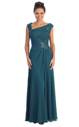 2 of 5 Elizabeth K GL1003 Dress Teal