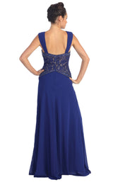5 of 10 Elizabeth K GL1005 Dress Royal-Blue