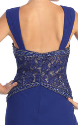 10 of 10 Elizabeth K GL1005 Dress Royal-Blue