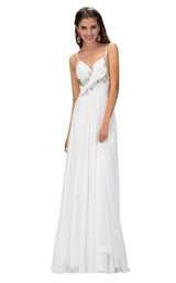 1 of 4 Elizabeth K GL1031 Dress Ivory