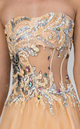 2 of 4 Elizabeth K GL1045 Dress Nude