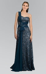 3 of 10 Elizabeth K GL1049 Dress Teal