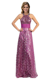 1 of 3 Elizabeth K GL1064 Dress Magenta