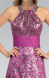 3 of 3 Elizabeth K GL1064 Dress Magenta