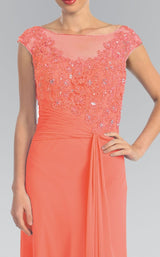 5 of 8 Elizabeth K GL1100 Dress Coral