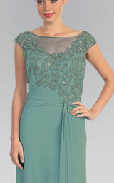 6 of 8 Elizabeth K GL1100 Dress Slate-Blue