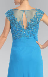 8 of 8 Elizabeth K GL1100 Dress Turquoise