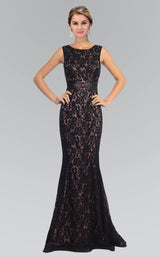2 of 7 Elizabeth K GL1101 Dress Black-Dark-Rose