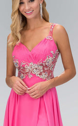 3 of 4 Elizabeth K GL1105 Dress Hot-Pink