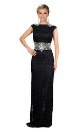 1 of 5 Elizabeth K GL1137 Dress Black