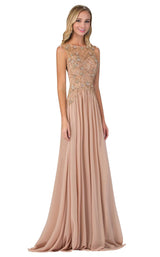 1 of 4 Elizabeth K GL1304 Dress Camel