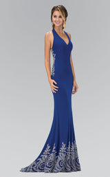 Elizabeth K GL1325 Dress Royal-Blue