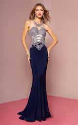 2 of 6 Elizabeth K GL1331 Dress Navy