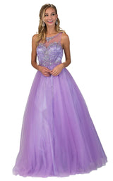 Elizabeth K GL1353 Dress Lilac