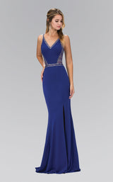 2 of 4 Elizabeth K GL1359 Dress Royal-Blue