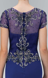 4 of 4 Elizabeth K GL1370 Dress Royal-Blue