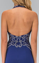 6 of 6 Elizabeth K GL1373 Dress Royal-Blue