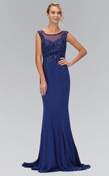 2 of 6 Elizabeth K GL1411 Dress Royal-Blue
