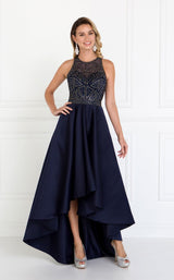 2 of 7 Elizabeth K GL1501 Dress Navy