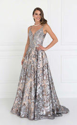 2 of 3 Elizabeth K GL1511 Dress Silver