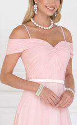 3 of 4 Elizabeth K GL1523 Dress Blush