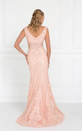 2 of 3 Elizabeth K GL1533 Dress Peach