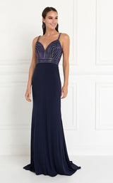 1 of 4 Elizabeth K GL1562 Dress Navy
