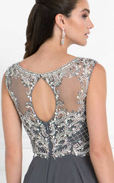 7 of 7 Elizabeth K GL1565 Dress Charcoal