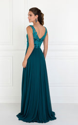 2 of 4 Elizabeth K GL1567 Dress Teal