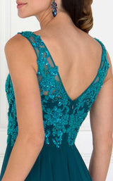 4 of 4 Elizabeth K GL1567 Dress Teal