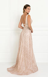 3 of 6 Elizabeth K GL1575 Dress Champagne