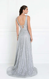 4 of 6 Elizabeth K GL1575 Dress Silver