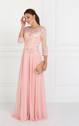 2 of 7 Elizabeth K GL1580 Dress Dark-Rose