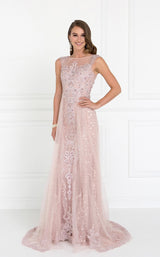 1 of 4 GLS by Gloria GL1583 Dress Dark-Rose