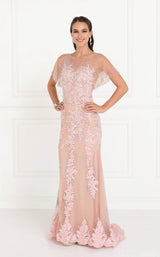 1 of 4 Elizabeth K GL1585 Dress Dark-Rose