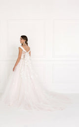 2 of 3 Elizabeth K GL1589 Dress Ivory-Champagne