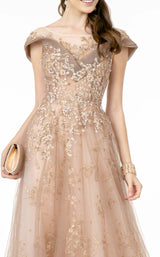 3 of 4 GLS by Gloria GL1806 Dress Champagne