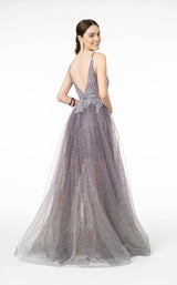 2 of 4 GLS by Gloria GL1807 Dress Purple-Silver