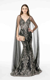 1 of 4 Elizabeth K GL1810 Dress Black