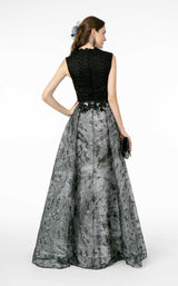 2 of 4 GLS by Gloria GL1836 Dress Black-Silver