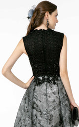 4 of 4 GLS by Gloria GL1836 Dress Black-Silver