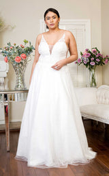 1 of 5 Elizabeth K GL1915 Dress White