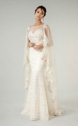 1 of 8 Elizabeth K GL1918 Dress Ivory