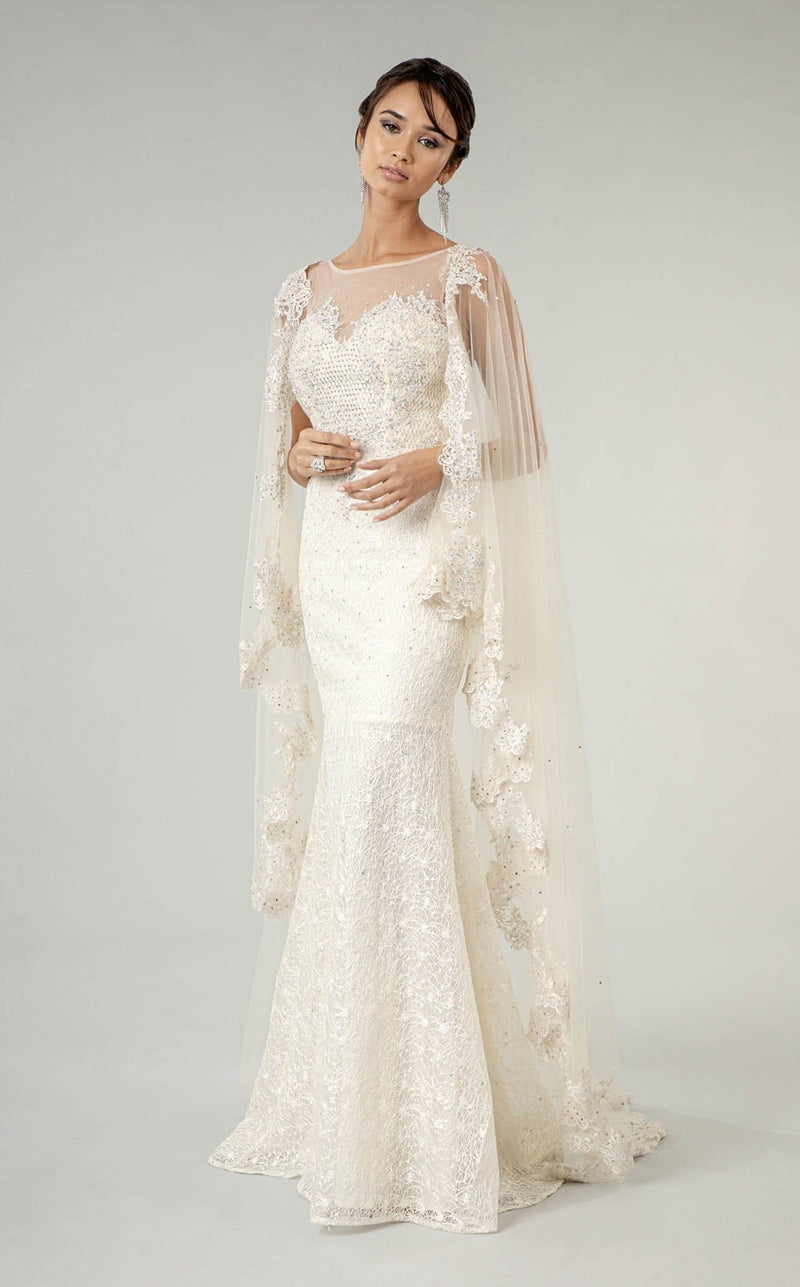 Elizabeth K GL1918 Dress Ivory