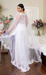 4 of 8 Elizabeth K GL1918 Dress White