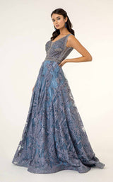 1 of 4 GLS by Gloria GL1919 Dress Smoky-Blue